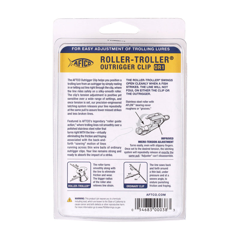 Aftco Roller Troller Outrigger Clips