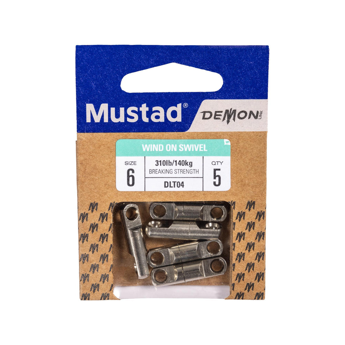 Mustad Demon Wind On Swivel