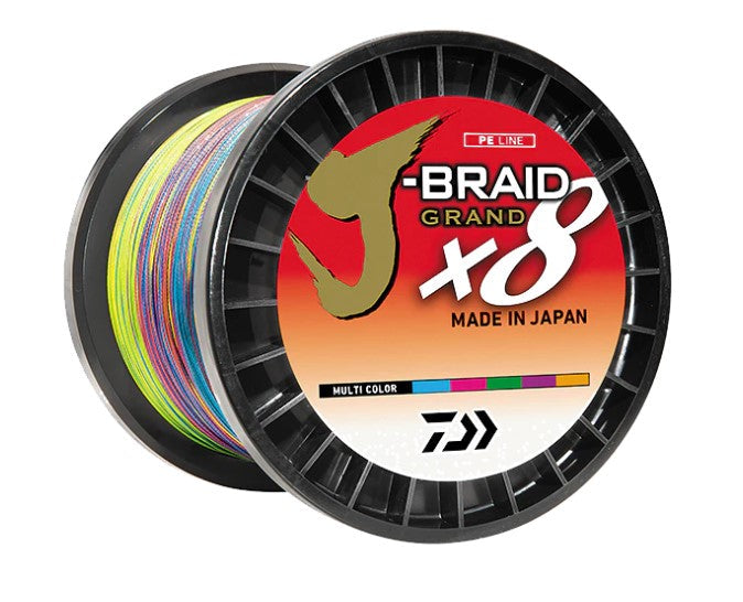 J-BRAID X8 BRAIDED LINE 500m - MULTI COLOR