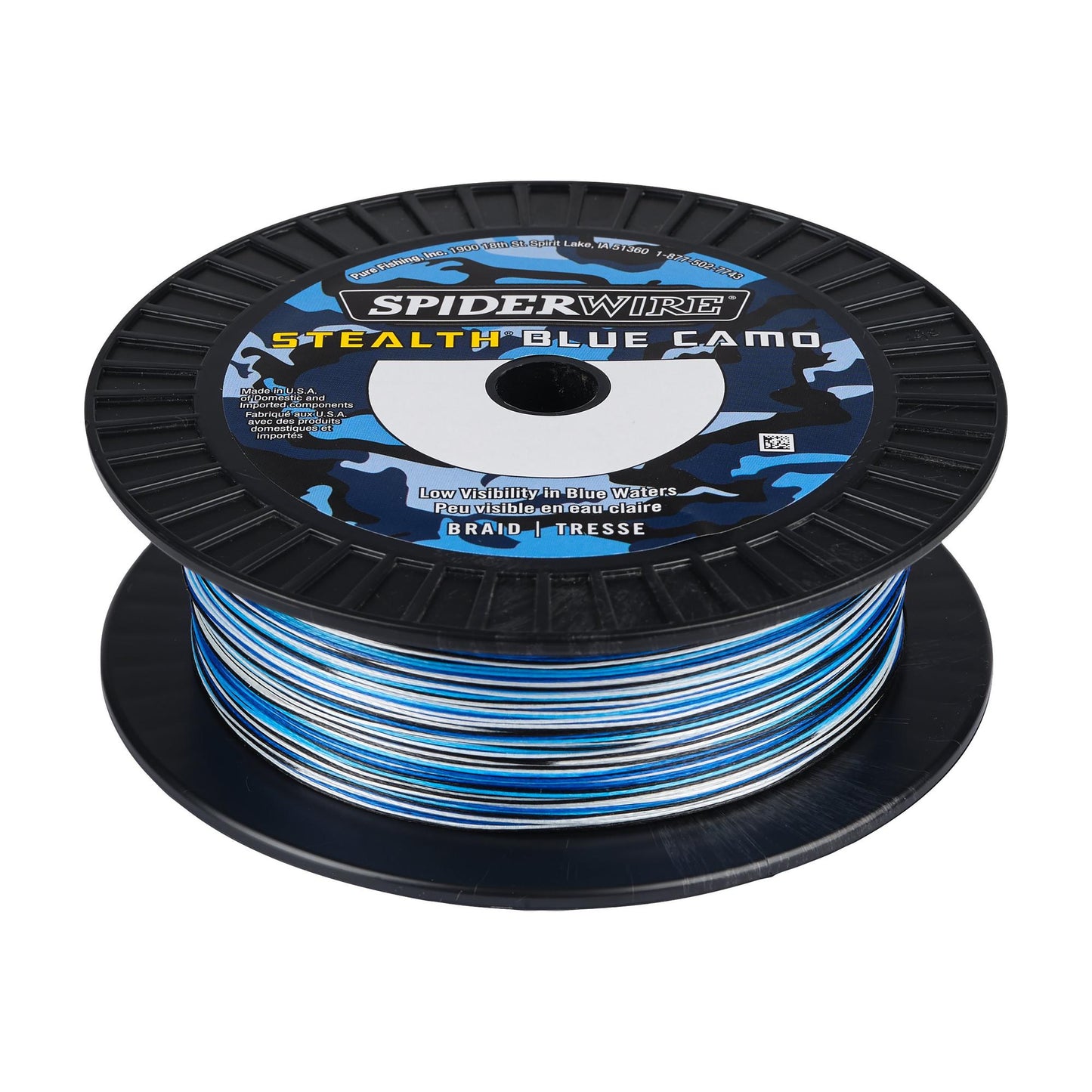 SpiderWire Stealth® Blue Camo 500yds