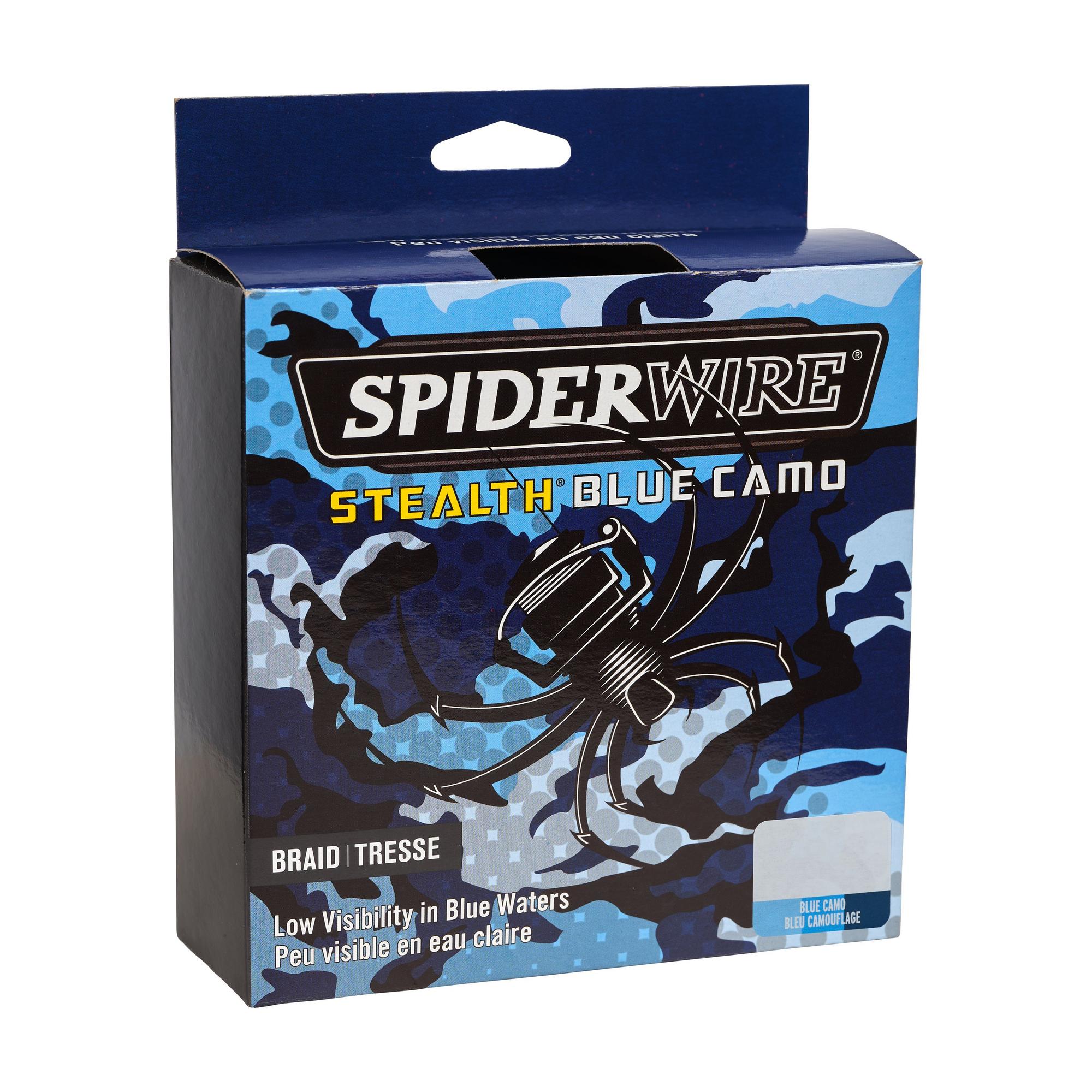 SpiderWire Stealth® Blue Camo 500yds – Big Hook Guam