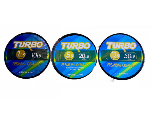 TURBO Premium Monofilament 1/8# Spool