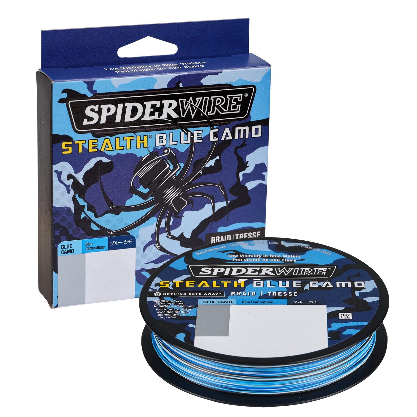 SpiderWire Stealth® Blue Camo 300yds