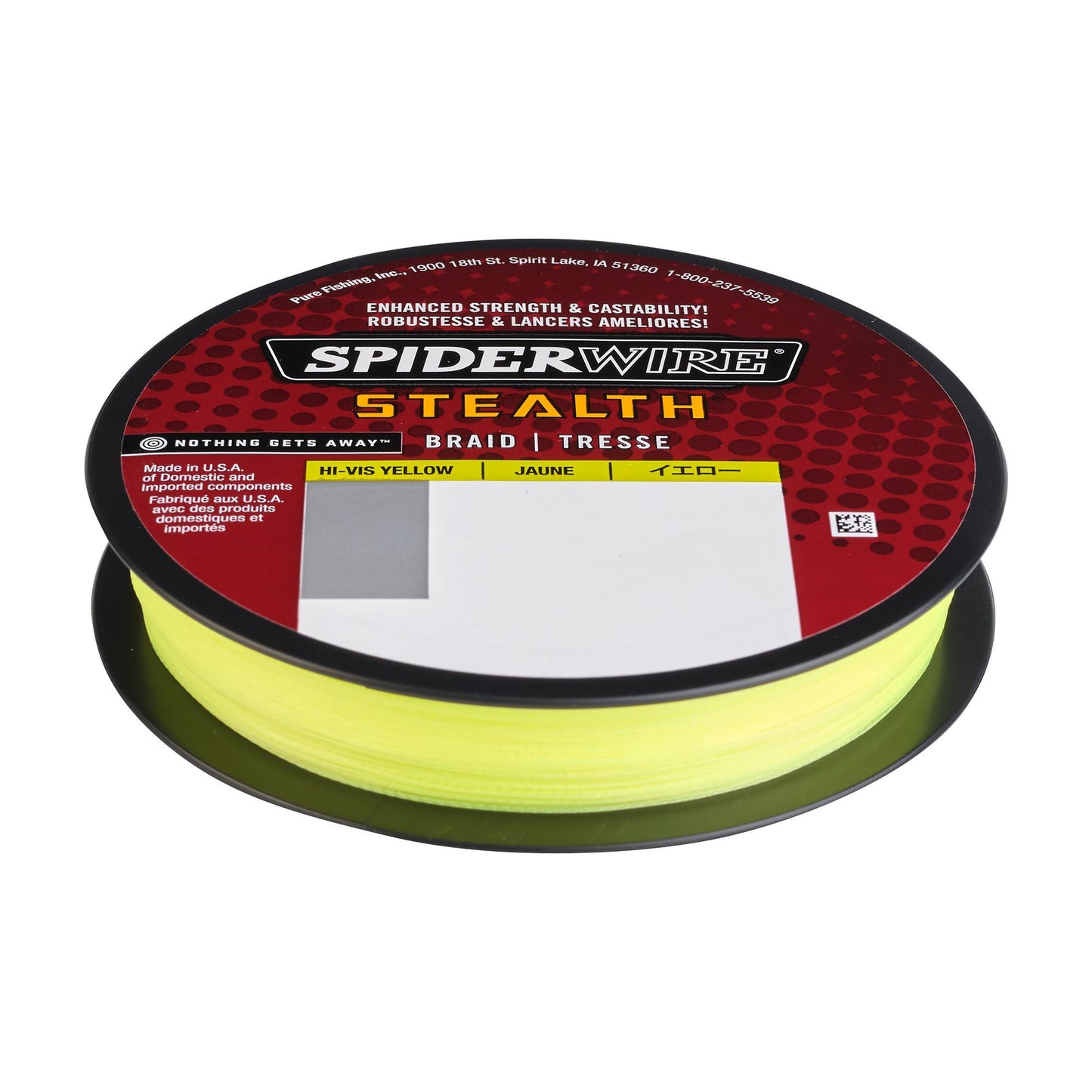 SpiderWire Stealth® Hi-Vis Yellow 300yds