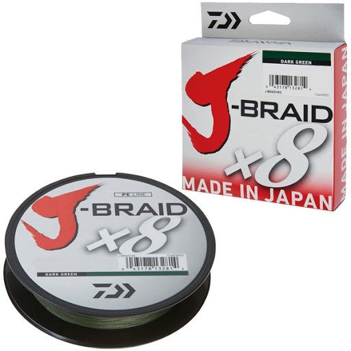J-BRAID X8 BRAIDED LINE - DARK GREEN
