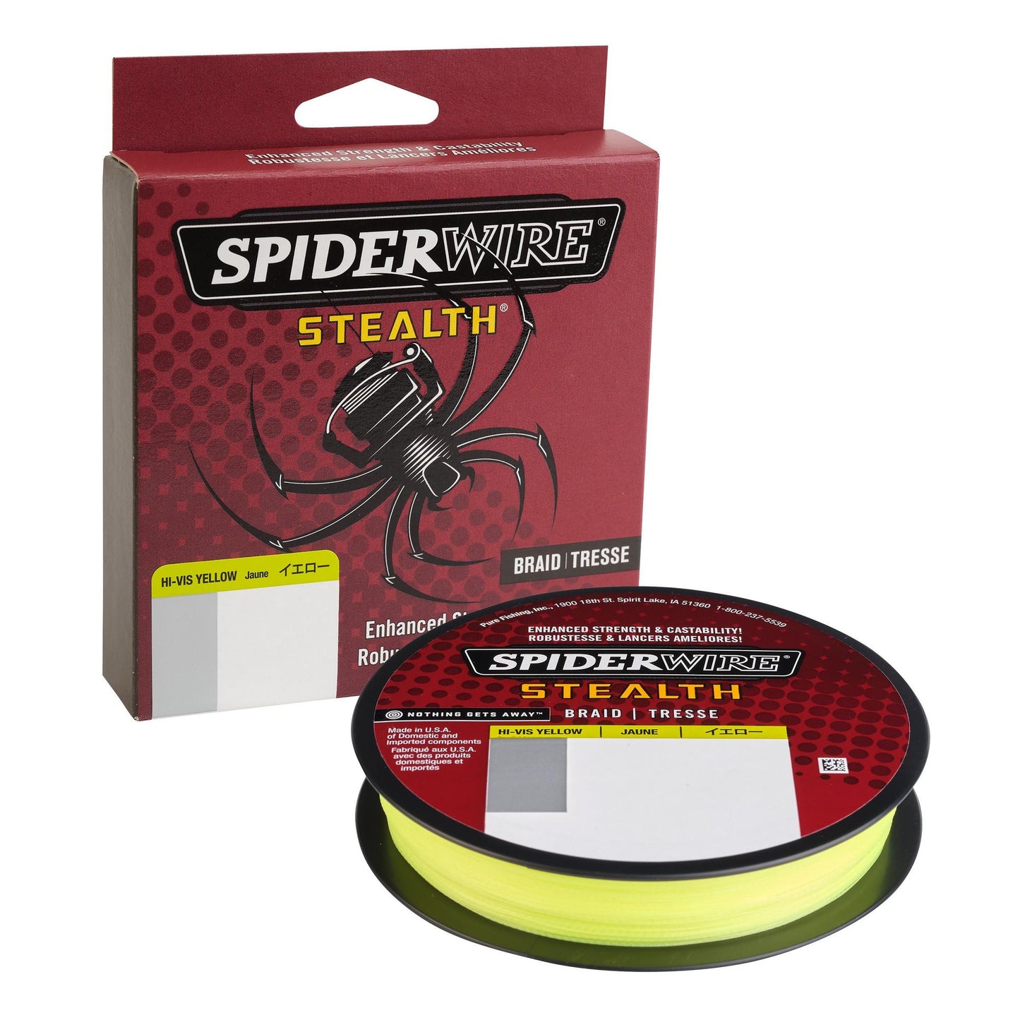 SpiderWire Stealth® Hi-Vis Yellow 300yds